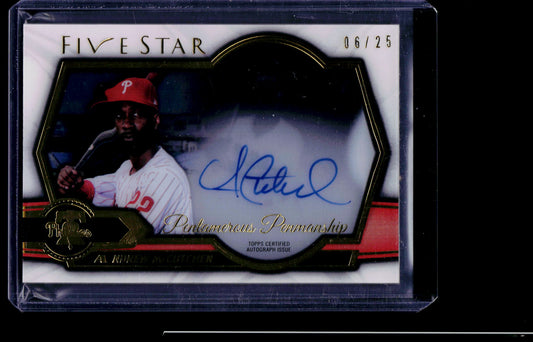 2021 Topps Five Star Pentamerous Penmanship Autographs Andrew McCutchen Auto /25