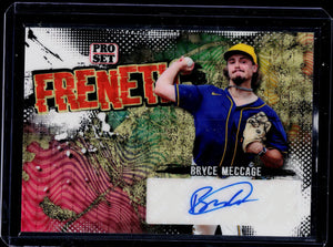 Bryce Message (#1/1 Frenetic SP | Gold Vinyl Auto) -- 2026 Pro Set Metal #FA-BM1