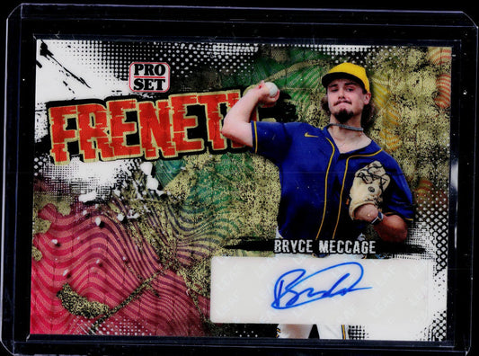 Bryce Message (#1/1 Frenetic SP | Gold Vinyl Auto) -- 2026 Pro Set Metal #FA-BM1
