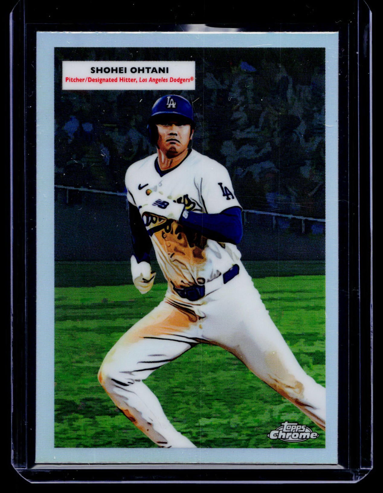 2025 Topps Chrome Platinum Anniversary Ohtani / Koufax Double Header Refractor