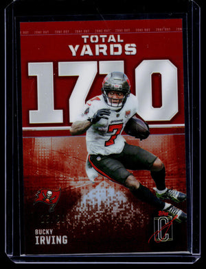 Bucky Irving - 2025 Topps Signature Class #ZO-10 Zone Out Red #/50 Bucs