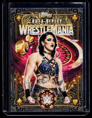 RHEA RIPLEY 2026 WWE Topps Wrestlemania 42 WWE World Exclusive #WM-9