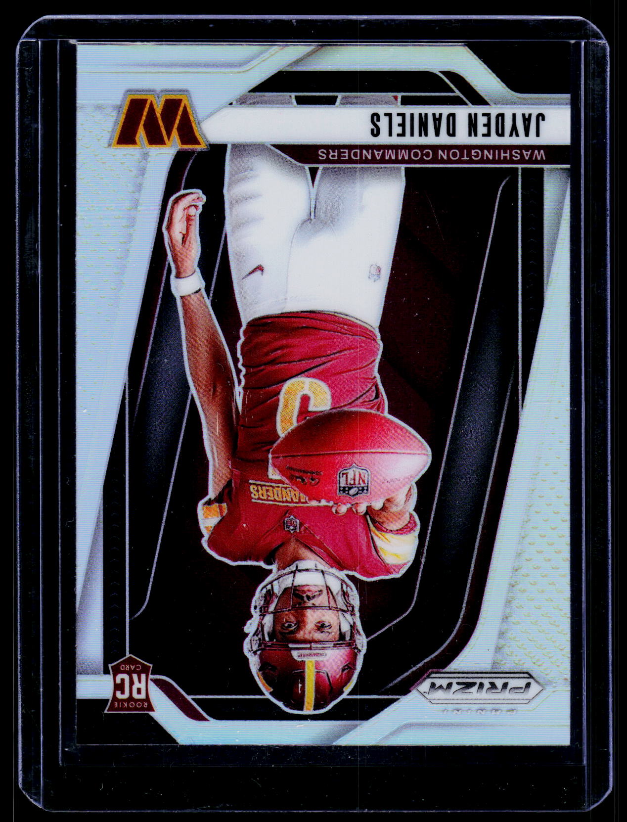 JAYDEN DANIELS 2024 PANINI PRIZM #17 ROOKIE SILVER VARIATION RC VAR COMMANDERS