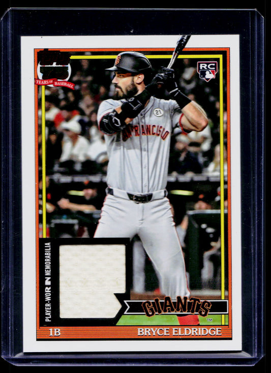 Bryce Eldridge Topps 2026 Series 1 1991 Relics RC #91R-BE