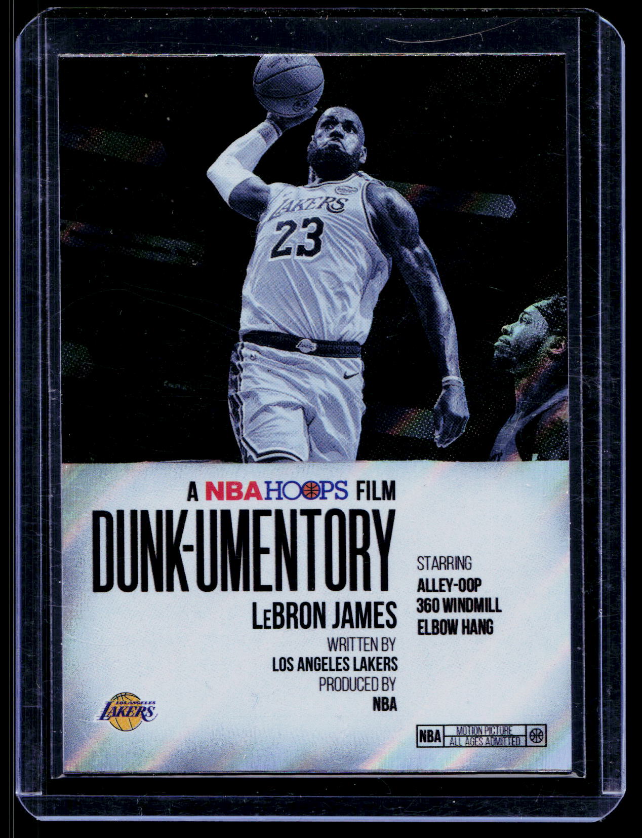 Topps 2026 NBA Hoops Dunk-Umentory Insert LeBron James Lakers D-4