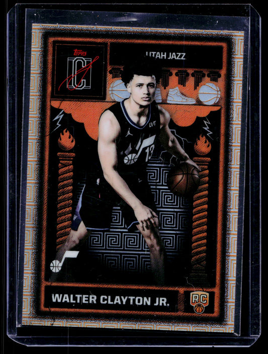 2025-26 Topps Signature Class Walter Clayton Jr Odyssey RC SSP Case Hit ODY-14