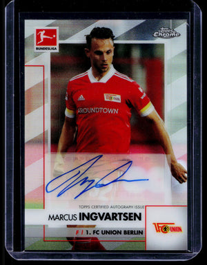 2021 TOPPS CHROME FC UNION BERLIN AUTO MARCUS INGVARTSEN #BCA-MIN