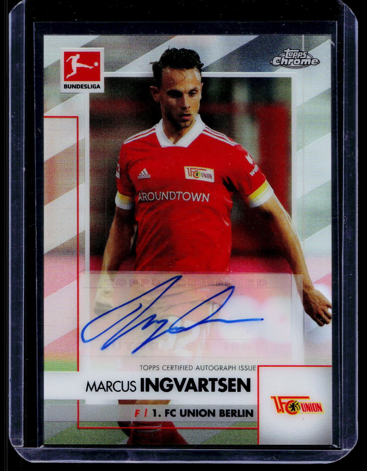 2021 TOPPS CHROME FC UNION BERLIN AUTO MARCUS INGVARTSEN #BCA-MIN