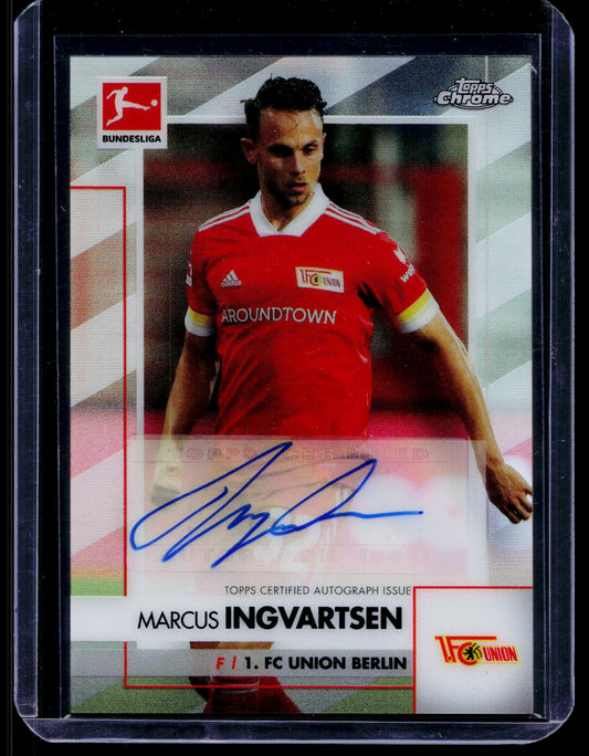 2021 TOPPS CHROME FC UNION BERLIN AUTO MARCUS INGVARTSEN #BCA-MIN