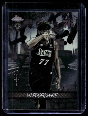 Topps Chrome Cactus Jack 2026 Jacked Up Insert JU-2 VJ Edgecombe 76ers Rookie
