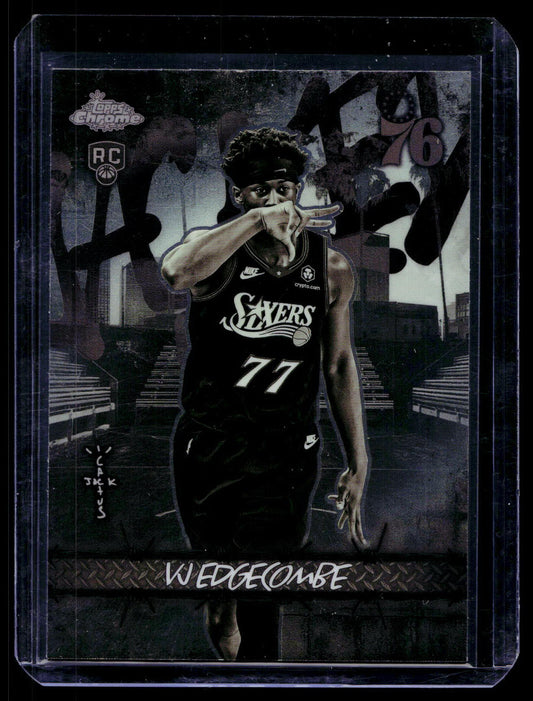 Topps Chrome Cactus Jack 2026 Jacked Up Insert JU-2 VJ Edgecombe 76ers Rookie