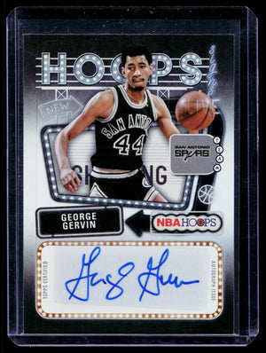 Topps 2025-26 Hoops Hoops Signs HS-GG George Gervin Auto Spurs Insert