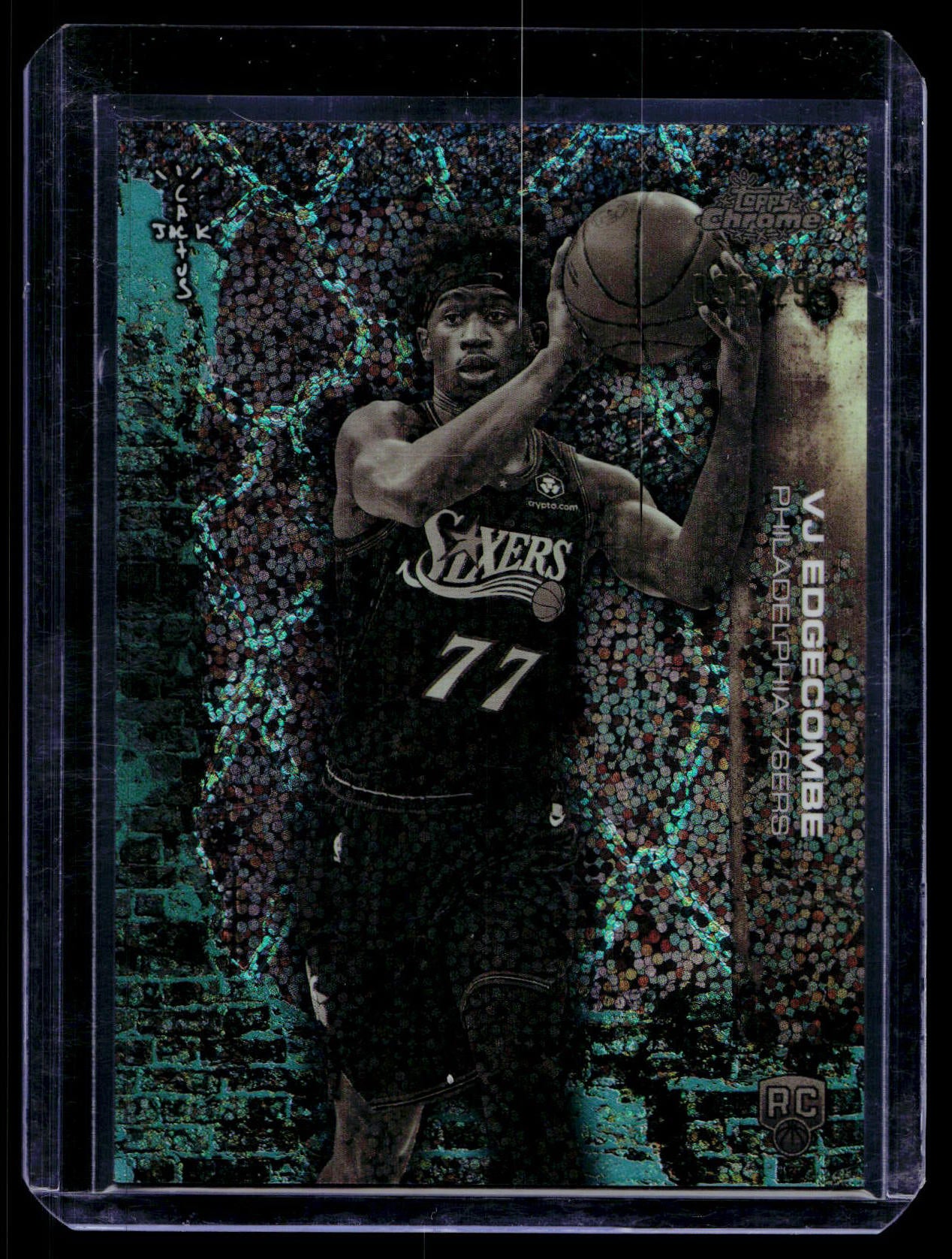 2025-26 Topps Chrome Cactus Jack /299 NBA - VJ Edgecombe #63 (RC)