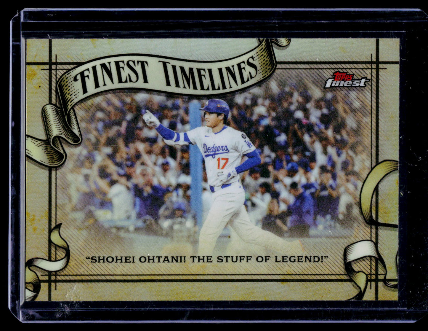 2026 Topps Finest Shohei Ohtani Finest Timelines [Refractor] #FT-23 Dodgers