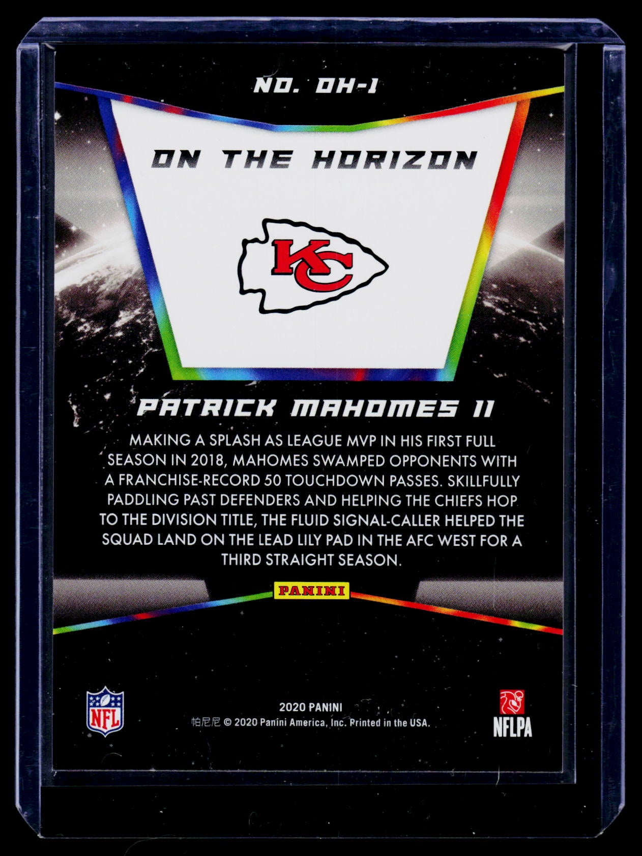 2020 Panini On The Horizon Patrick Mahomes II #OH1 SSP Chiefs