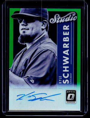 2017 Optic Studio Kyle Schwarber Green Auto /5