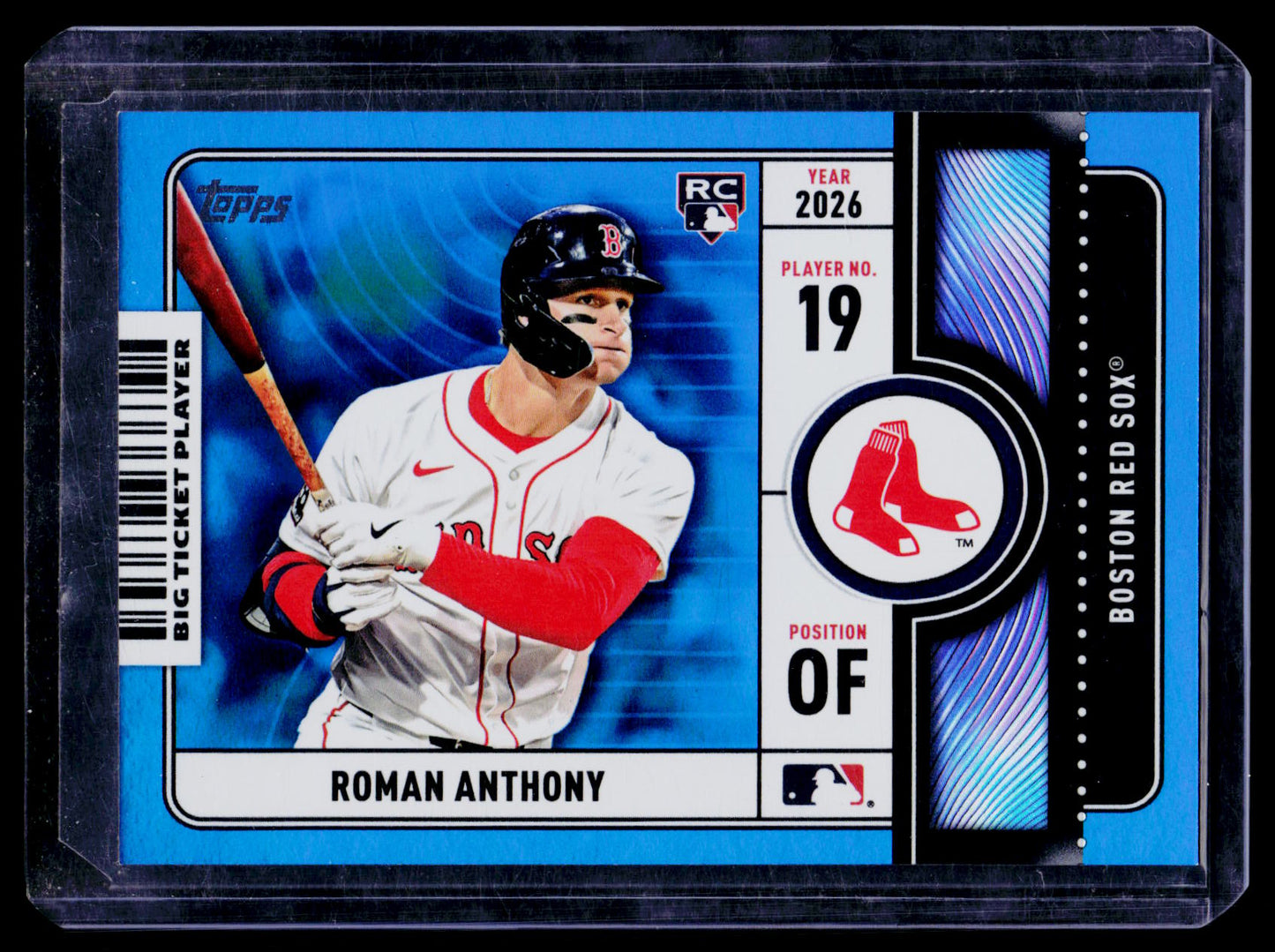 2026 Topps Series 1 Admit One Roman Anthony Blue Foil Rookie /150