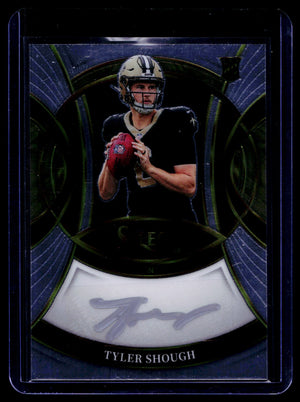2025 Panini Select Rookie Signatures Tyler Shough Silver Ink Auto Saints