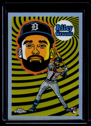 2023 Topps Chrome Ultra Violet All Stars #UV13 Riley Greene ROOKIE RC TIGERS