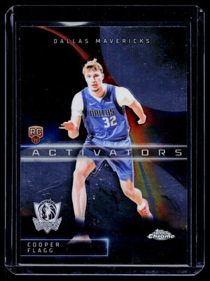 Topps 2025-26 Chrome Activators Cooper Flagg RC Mavericks #AC-11