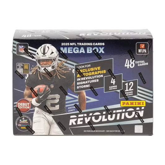 2025 2025 Panini Revolution Football Mega Box Football Mega Box box image