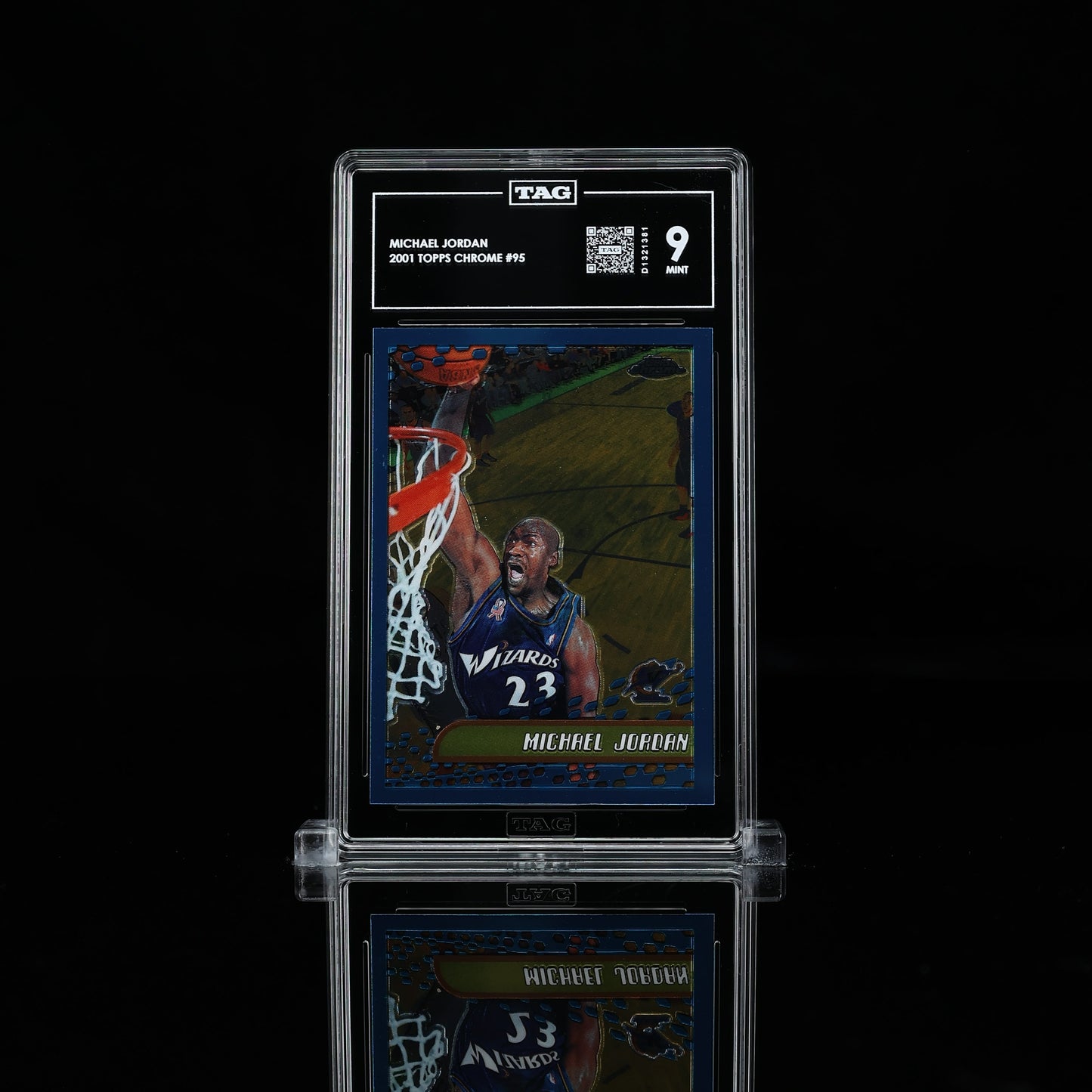 2001-02 Topps Chrome #95 Michael Jordan TAG 9