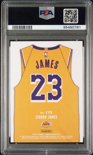 2018 PANINI THREADS #175 LeBRON JAMES PSA 10