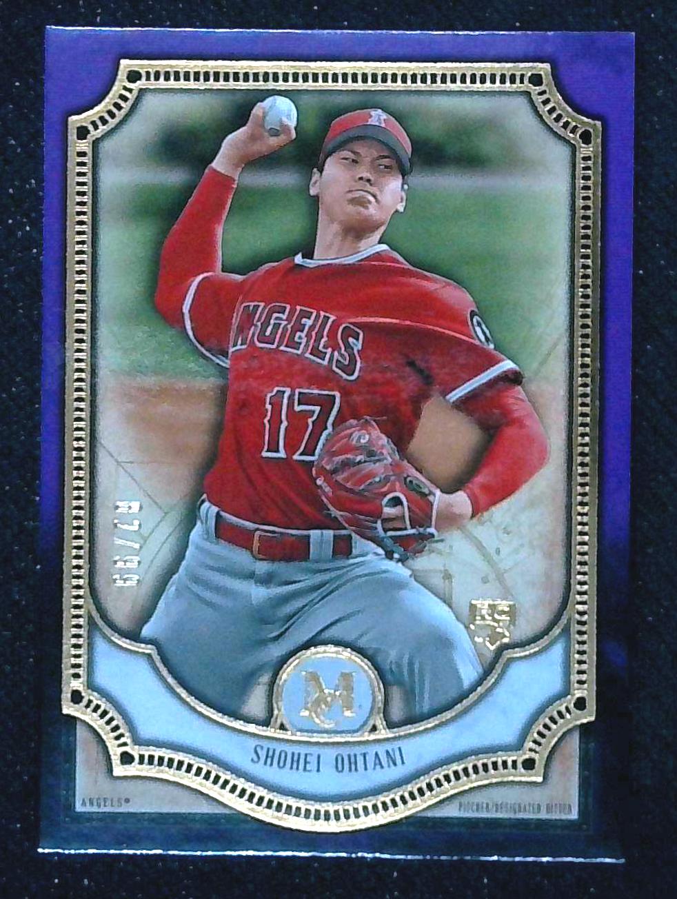 2018 Topps Museum Collection Shohei Ohtani Amethyst #/99 RC Rookie