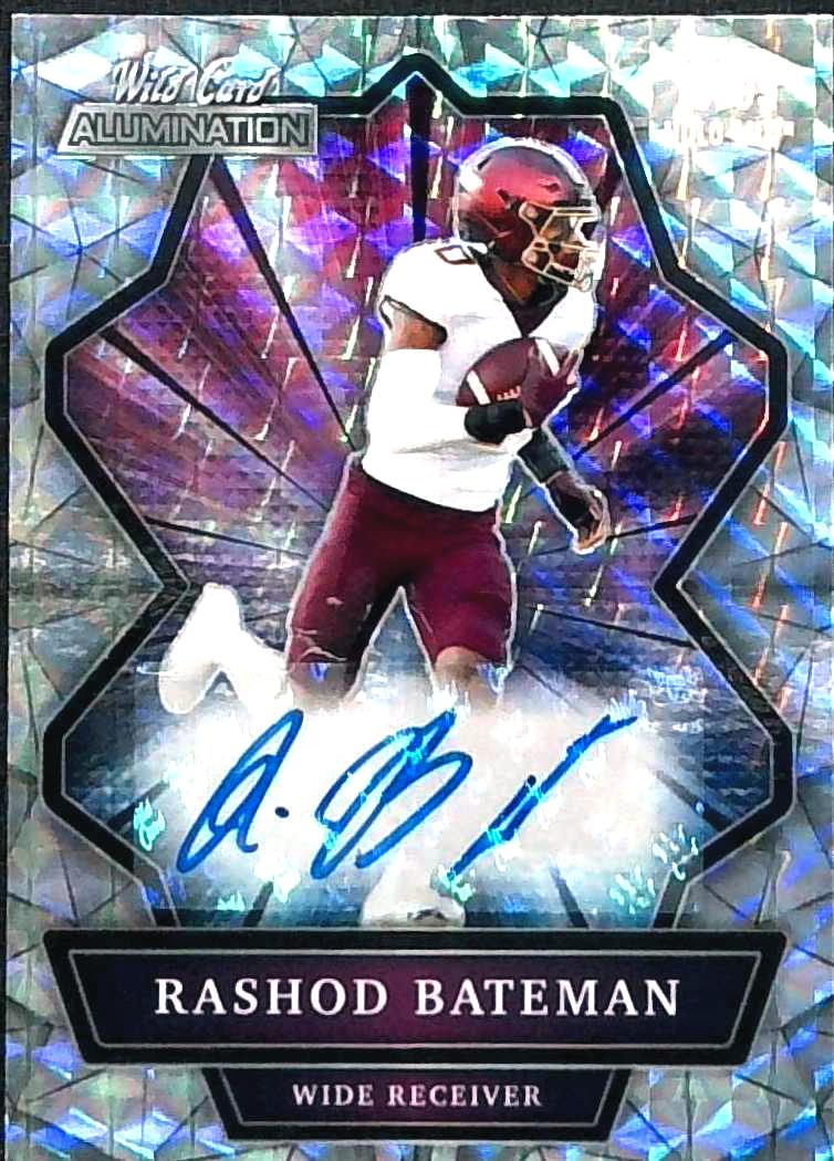 2021 Wild Card Alumination Rashod Bateman Auto /99