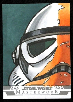 2024 Topps Star Wars Masterwork Sketch Artist Signature Auto 1/1