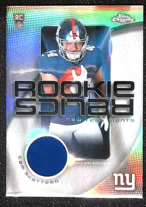 2025 Topps Chrome Rookie Relics Cam Skattebo
