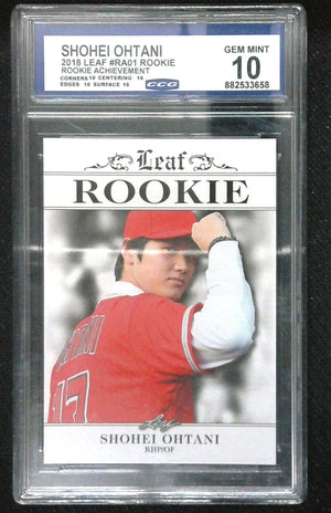 2018 Leaf Rookie Shohei Ohtani CCG 10