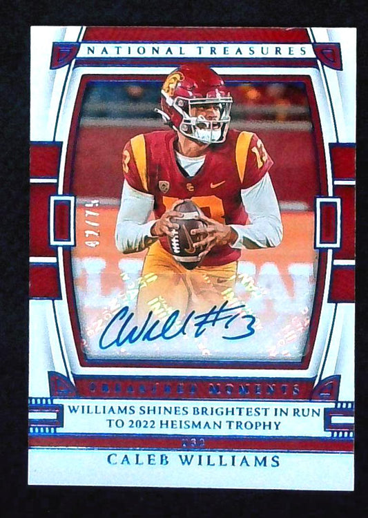2023 National Treasures Caleb Williams Auto /75