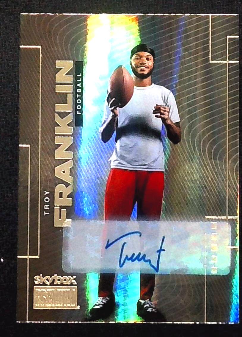 2024 Metal Universe Champions Gold Auto Troy Franklin