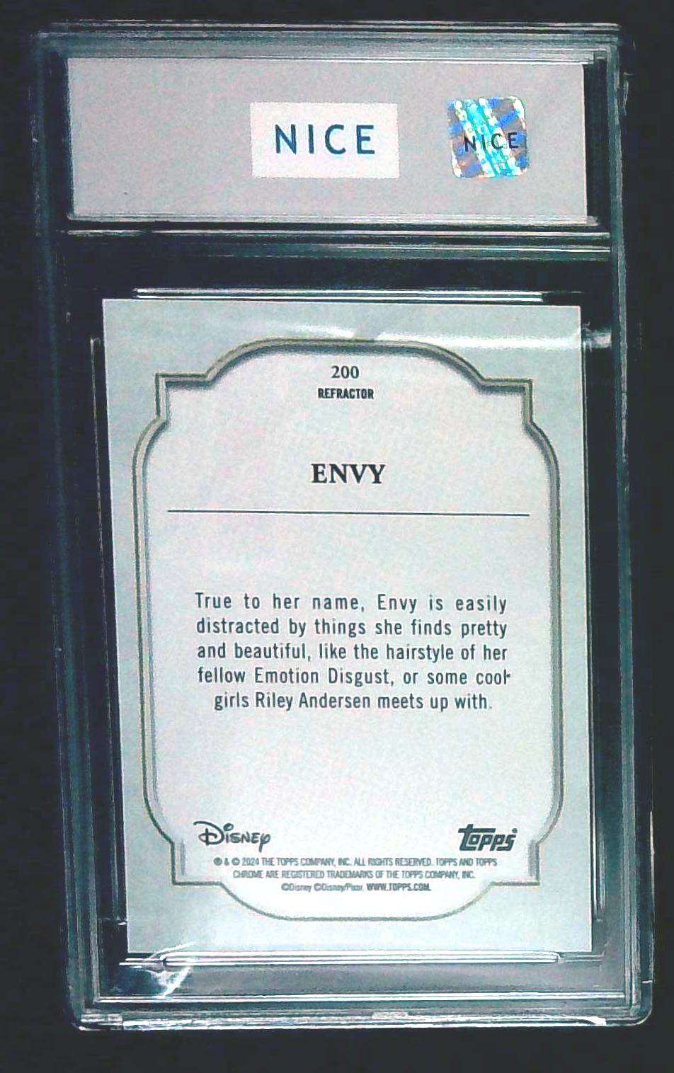 2024 Topps Chrome Disney Envy Refractor #200 MINT 9.5