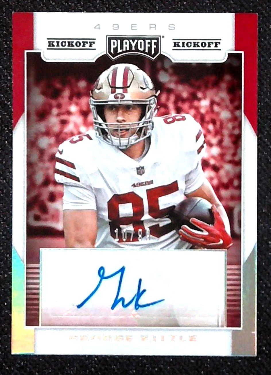 2017 Playoff George Kittle Kickoff Rookie Auto /99