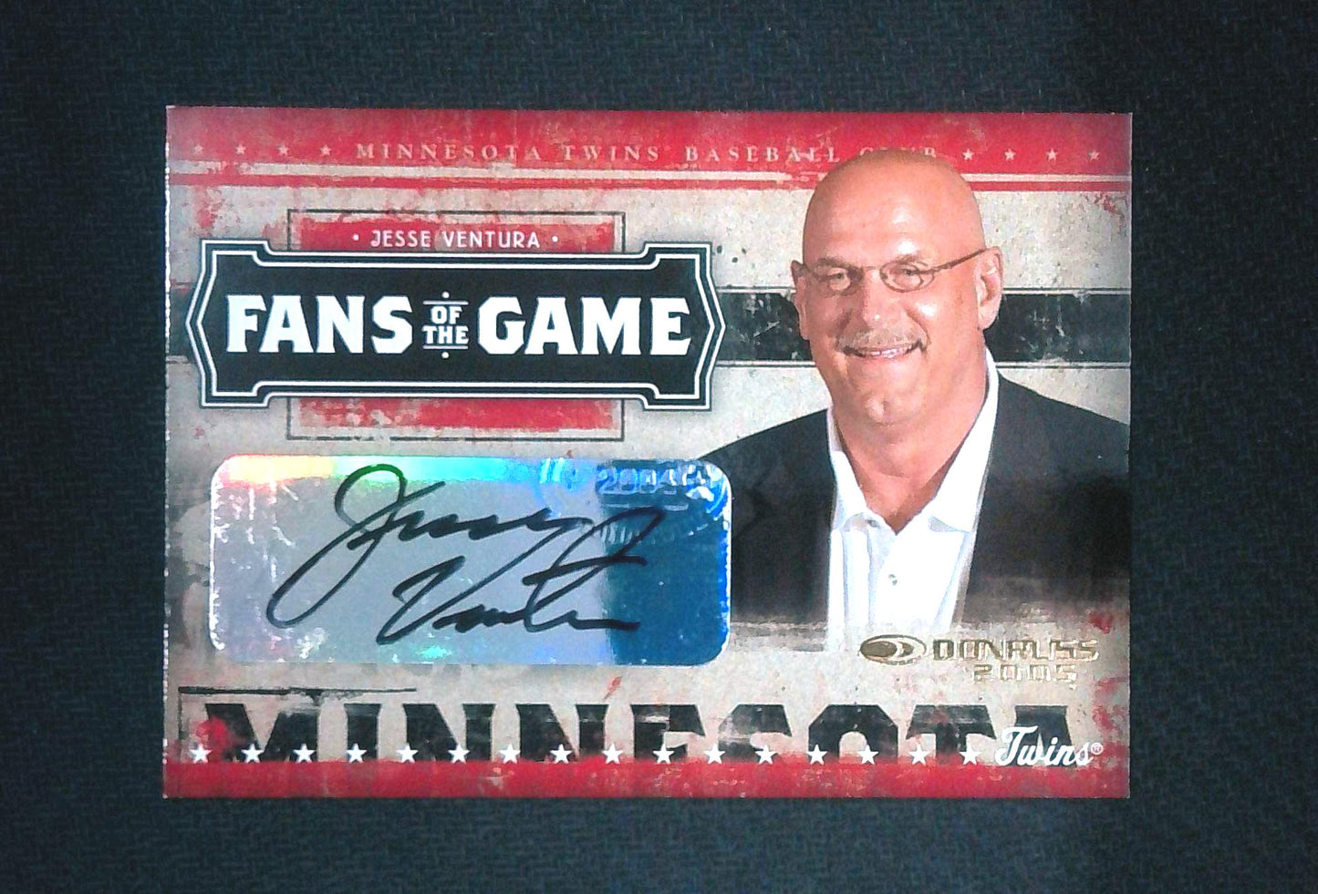2025 Donruss Fans Of The Game Jesse Ventura Auto