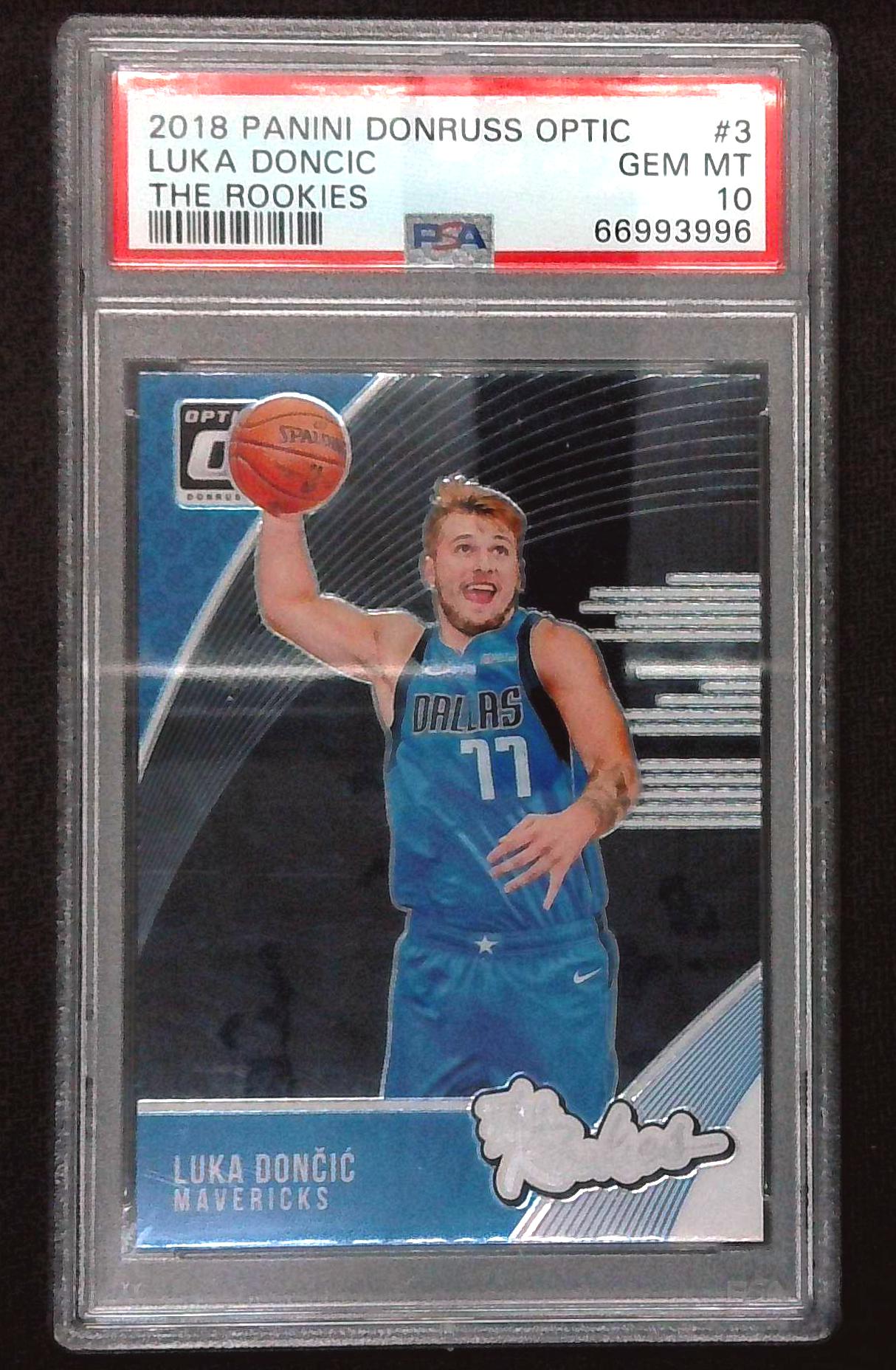 2018 Donruss Optic The Rookies #3 Luka Doncic Mavericks RC PSA 10 GEM MINT