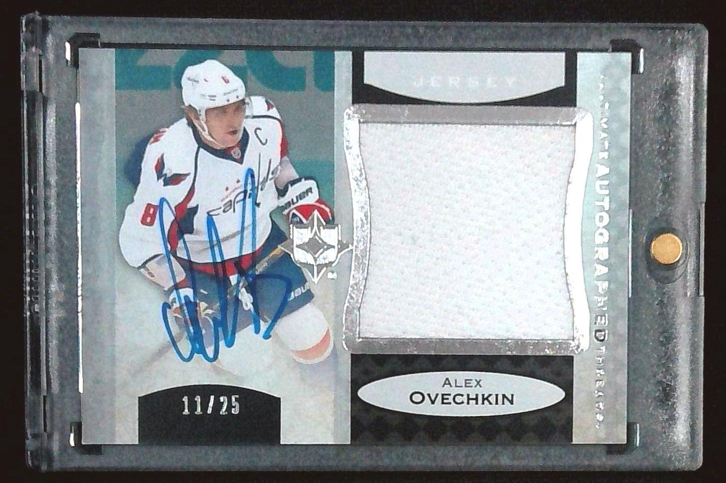 2013-14 UD Ultimate Collection Alex Ovechkin Threads Patch Auto /25