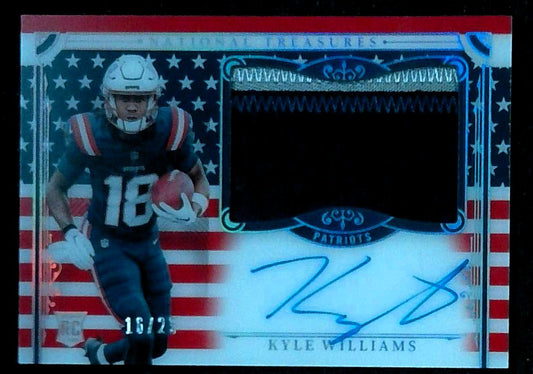 KYLE WILLIAMS 2025 NATIONAL TREASURES RPA ROOKIE PATCH RC AUTO /25