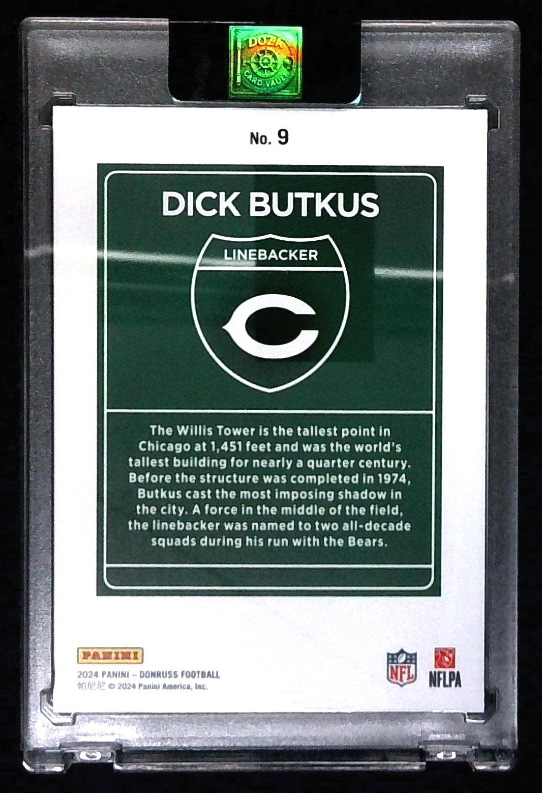 2024 Donruss Dick Butkus Downtown