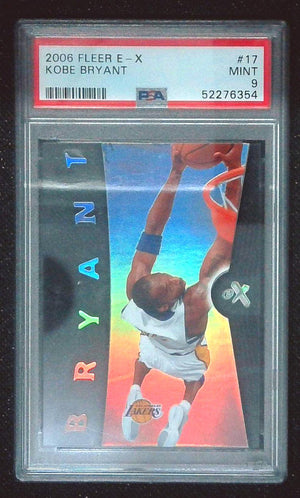 2006-07 Fleer E-X Kobe Bryant PSA 9 #17 LA Lakers Los Angeles Acetate