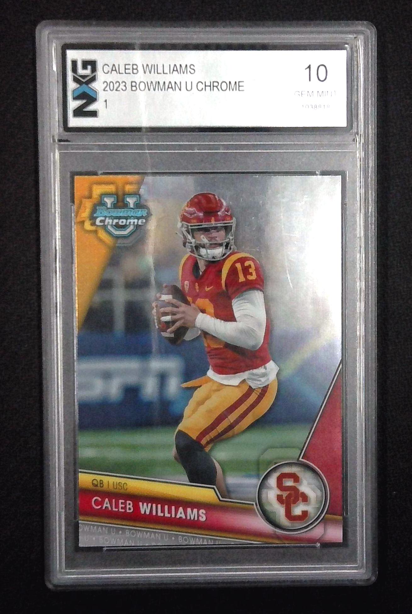 2023 Bowman U Chrome Caleb Williams NXG 10