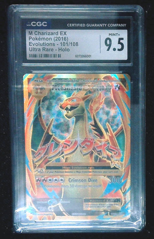 Pokémon 2016 Charizard EX Evolutions Ultra Rare Holo CGC 9.5