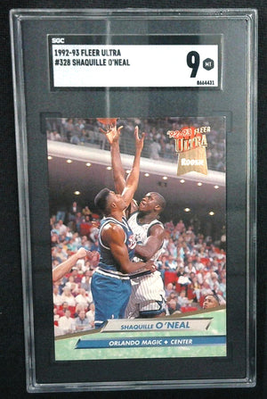 1992-93 Fleer Ultra - Shaquille O'Neal #328 (RC) PSA 9