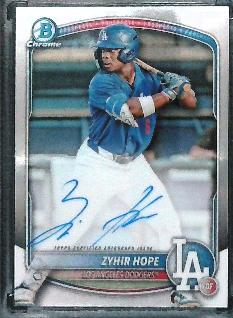 2025 Bowman Chrome Zyhir Hope Auto
