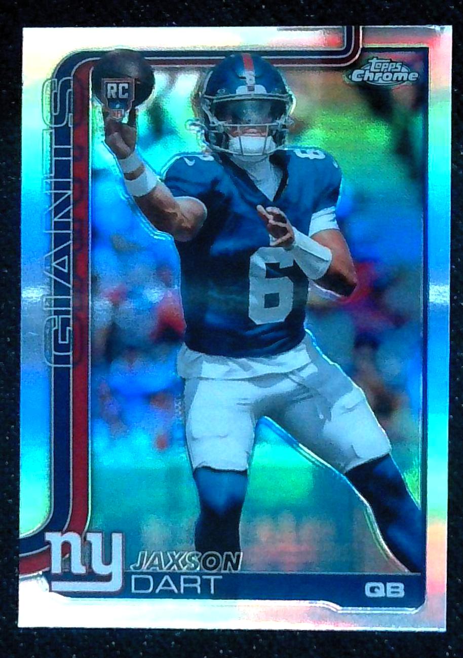 2025 Topps Chrome Jaxon Dart Rookie Refractor