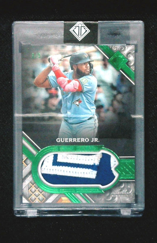 2025 Topps Transcendent Vladimir Guerrero Jr. Game Used Relic Emerald /5