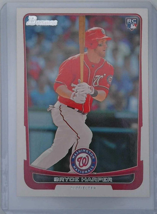 2012 Bowman Draft #10 Bryce Harper RC Rookie Washington Nationals
