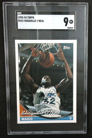 1993 Topps Shaquille O' Neal #181 SGC 9 MINT